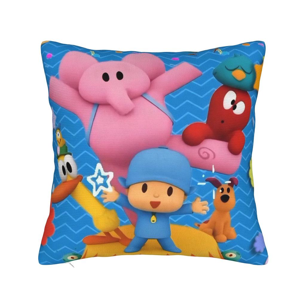 Decorative Pillow Cover Pocoyoes Cartoon Comdy Stuff Home  Throw Pillow Case Cover Drop Shipping Multi-Size