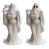 Halloween Decor Figurine Ghost Lady Ornament, Durable PLA 3D Printing Figure, Gothic Decoration Full of Mystery Collectible, for Desktop Bookshelf