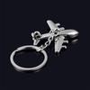 Classic 3D Simulation Model Airplane Plane Keychain Key Chain Ring Keyring