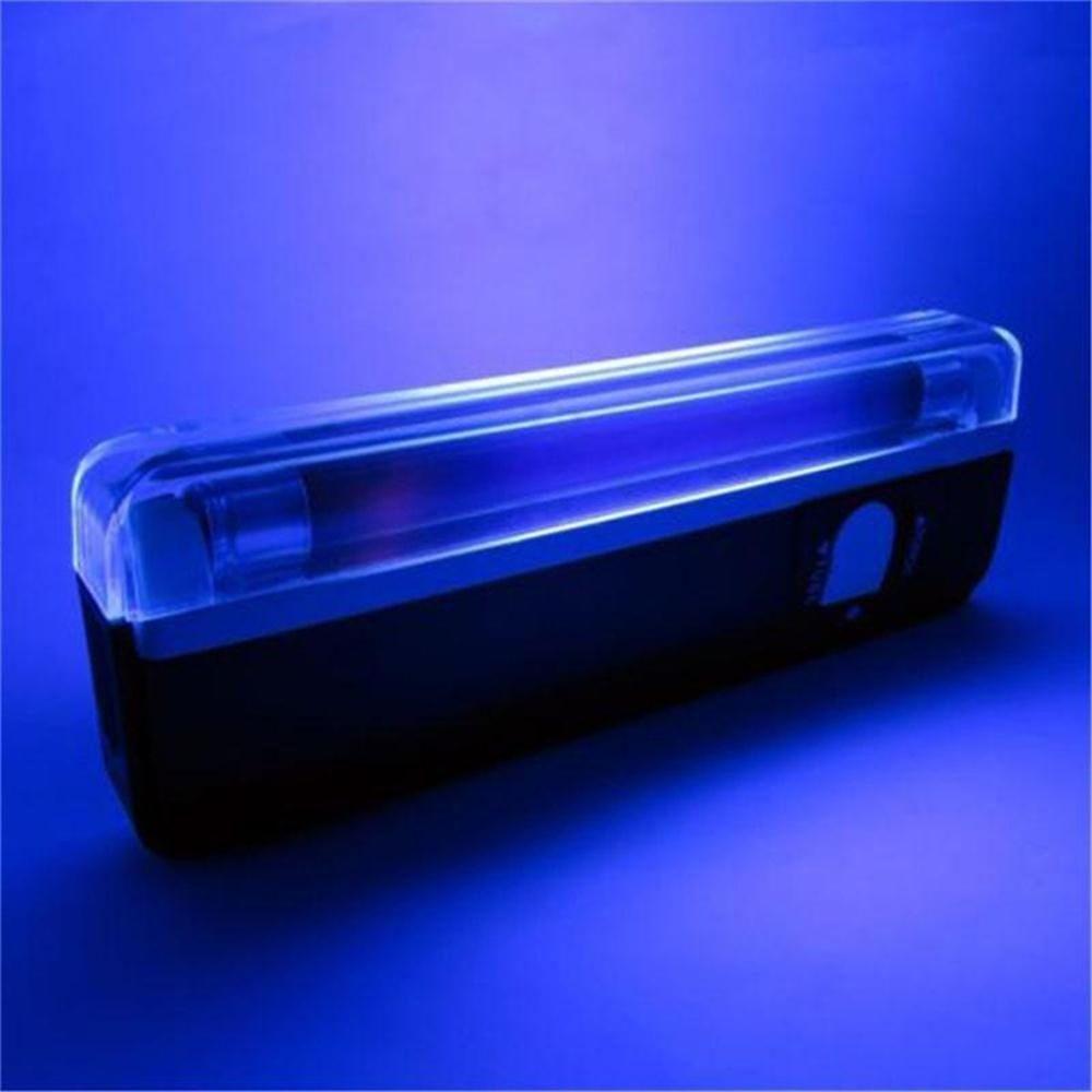 Device Powered LED Light 2in1 Handheld 6V Blacklight UV Ultraviolet Lamp Portable Money Detector