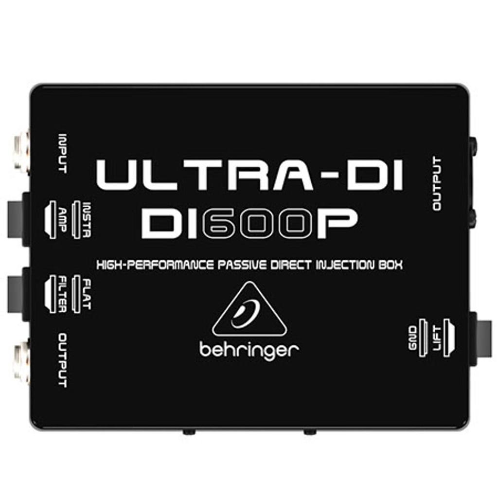 Behringer DI Бокс Пассивного Типа Оборудован Трансформатором OT2 Может Подключаться к Усилителю до 3000 Вт DI600P