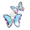 New Crystal Butterfly Brooches For Women Fashio Shining Romantic Design Insect Pin 2 Colors Available