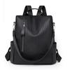 Women's Backpack Solid Color Large Capacity Travel Bag Patchwork Mother Bag