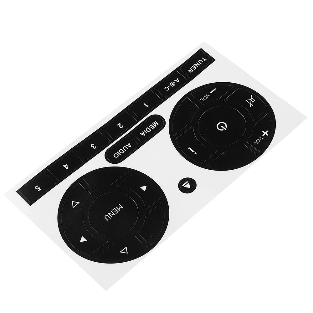For Fiat 500 2011 2015 Car Multimedia Menu Media Radio Audio Volume Switch Button Repair Decal Sticker Anti Scratch
