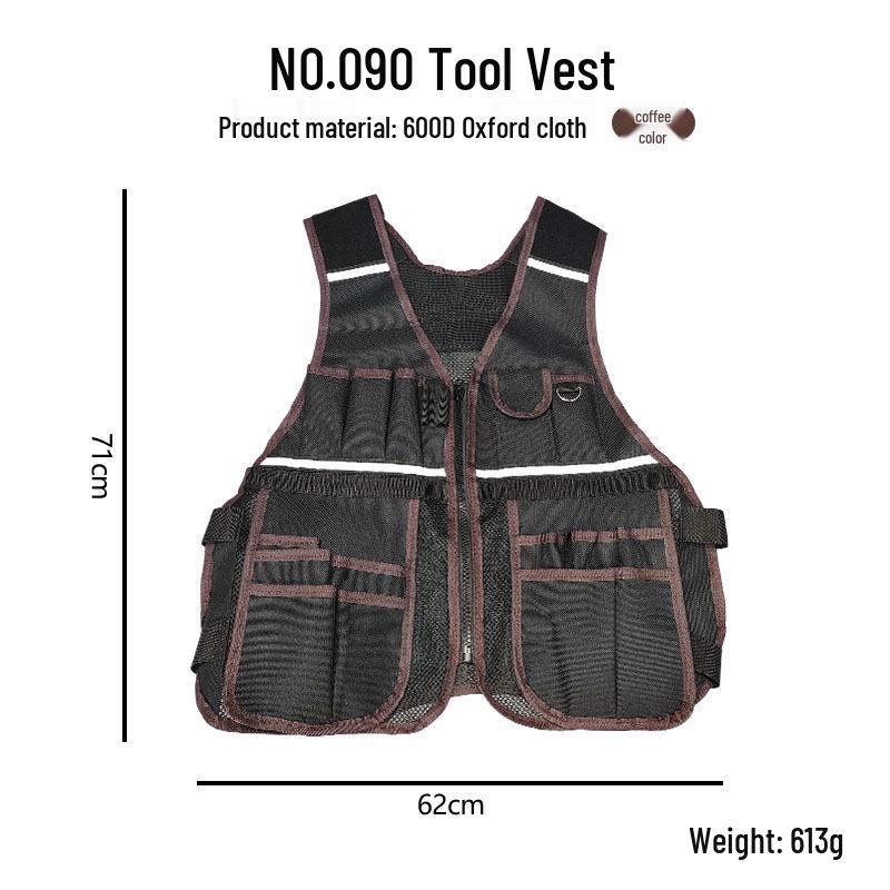 Светоотражающий рабочий жилет Penggong для электриков, плотников и ландшафтных дизайнеров