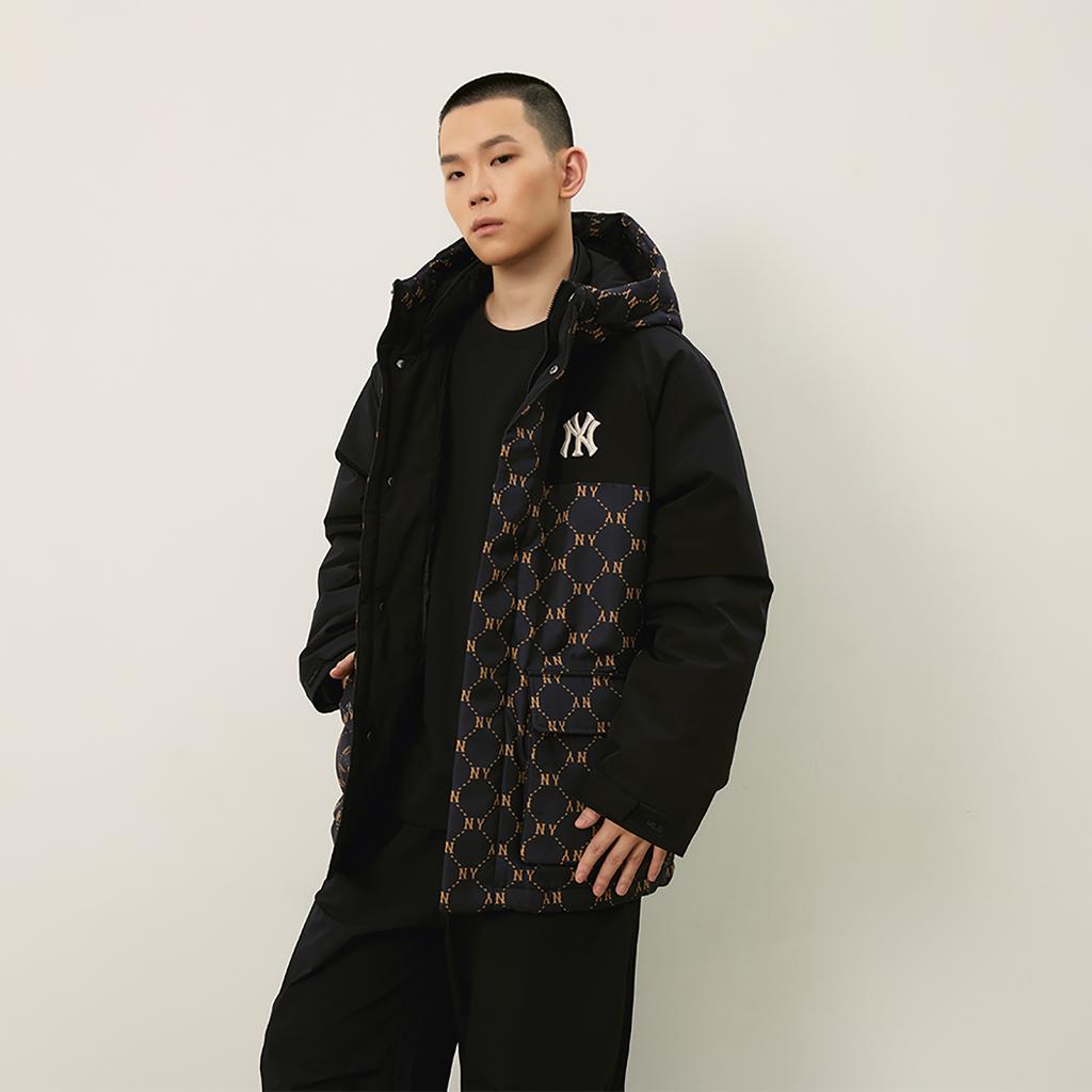 New MLB MONOGRAM Collection New York Yankees FW24 Jacket Unisex Black 3ADJM0846-50BKS