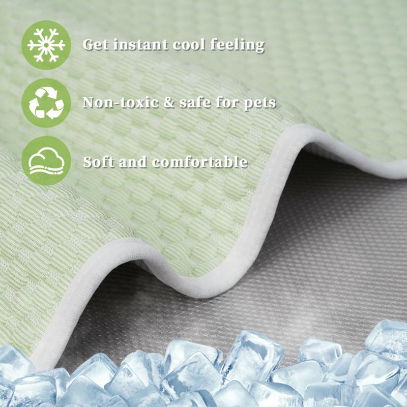 Охлаждающий коврик для кровати для домашних животных, летний коврик для щенка, быстрый сон, ледяной шелковый коврик, матрас, коврик для собаки и кошки