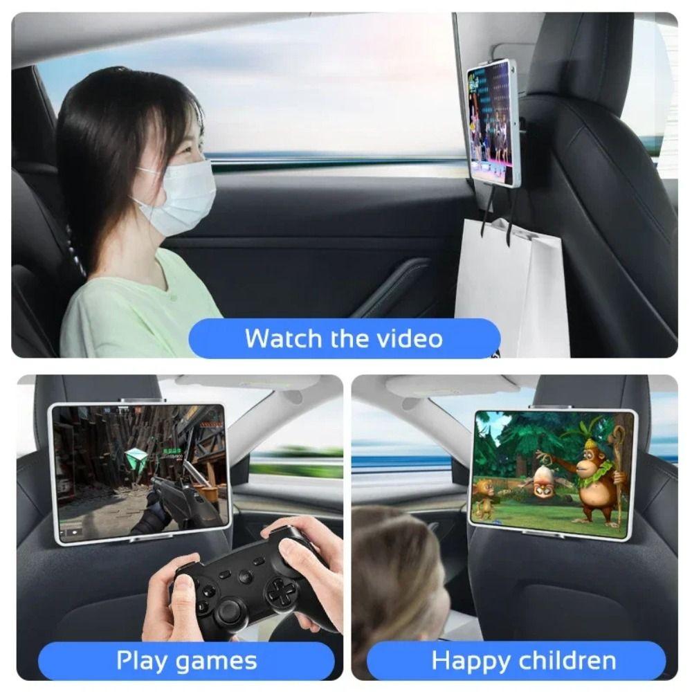 Подставка для планшета с 2 крючками для подголовника и вращением на 360° для Tesla Model 3/Y
