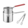 All-in-one Stainless Steel Deep Fryer For Household Use, Deep Fryer, Oil-Splashing Small Deep Fryer, French Fries Deep Fryer