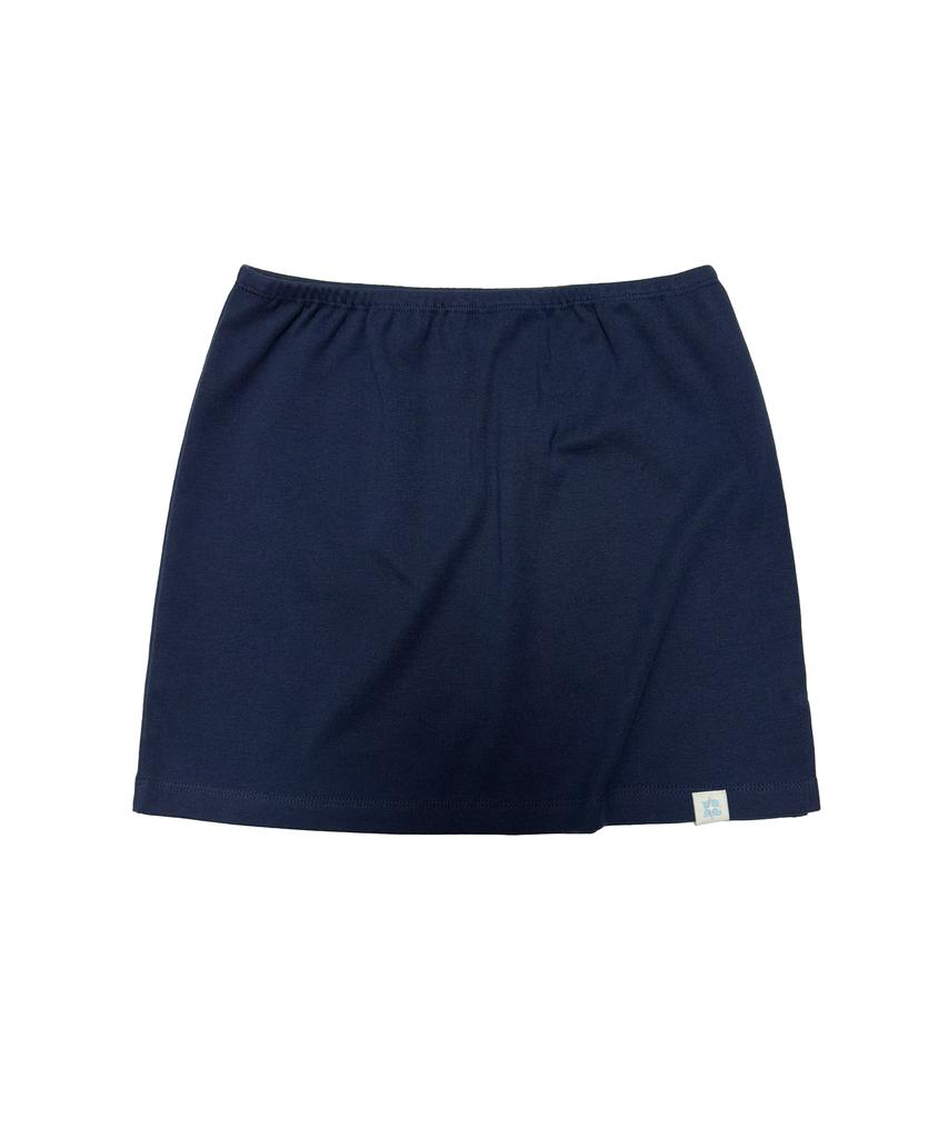 Rustic Levery Basic Mini Skirt [Navy]