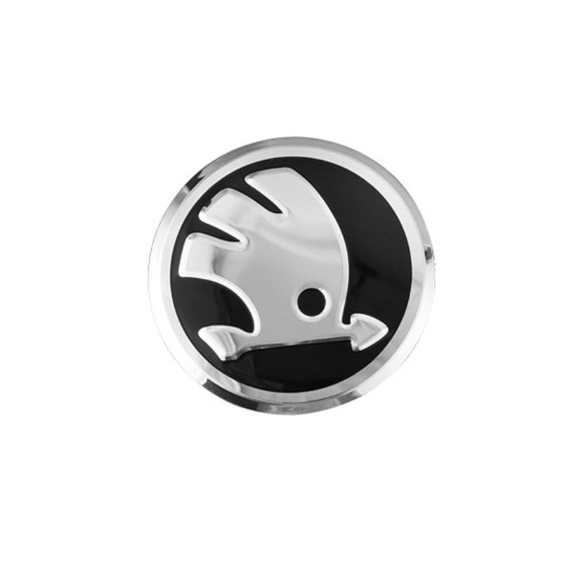 4Pcs Car Emblem Wheel Hub Caps Stickers Decoration For Skoda Octavia Kodiaq Enyaq iV Kamiq Scala Superb Fabia Rapid Citigo Karoq CWN1