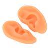2Pcs Silicone Ear Model Soft Silicone Highly Simulated Widely Used Acupuncture Ear Model for Hospital Doctor Training