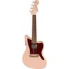 Fender Fullerton Jazzmaster? Ukulele, Walnut Fingerboard, Tortoiseshell Pickguard, Shell Pink, with Soft Case