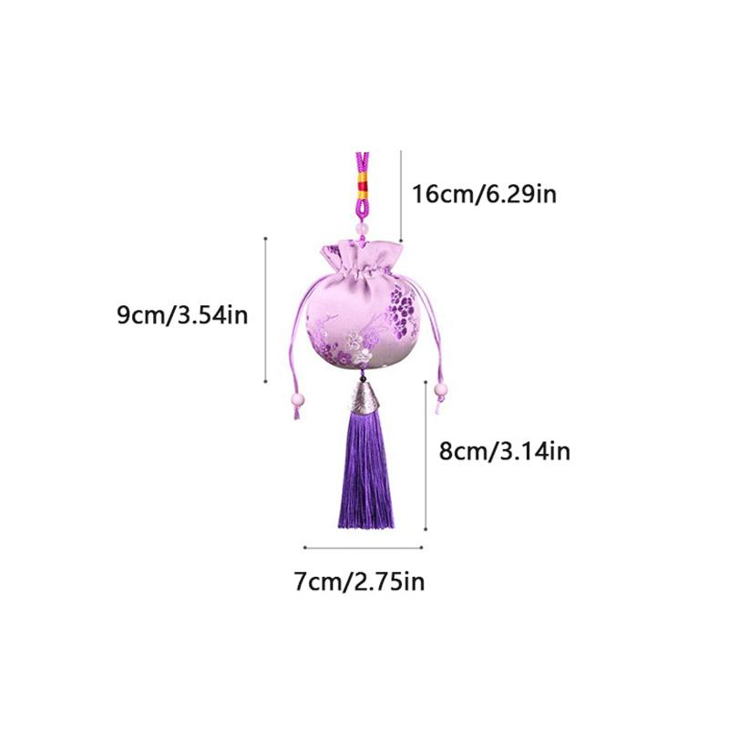 Портативная китайская шелковая парчовая вышитая сумка, вышитые мешочки из ткани, кисточка, подвеска, сумка на шнурке для подарочных пакетов