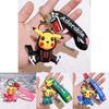 Adorable Silicone Pikachu Keychain Colorful Hoodie Accessory Gift For Birthdays