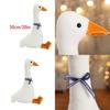 Adorable White Goose Pillow Plush Toy Snuggly Sleeping Pillow Stuffed Animal For All Ages