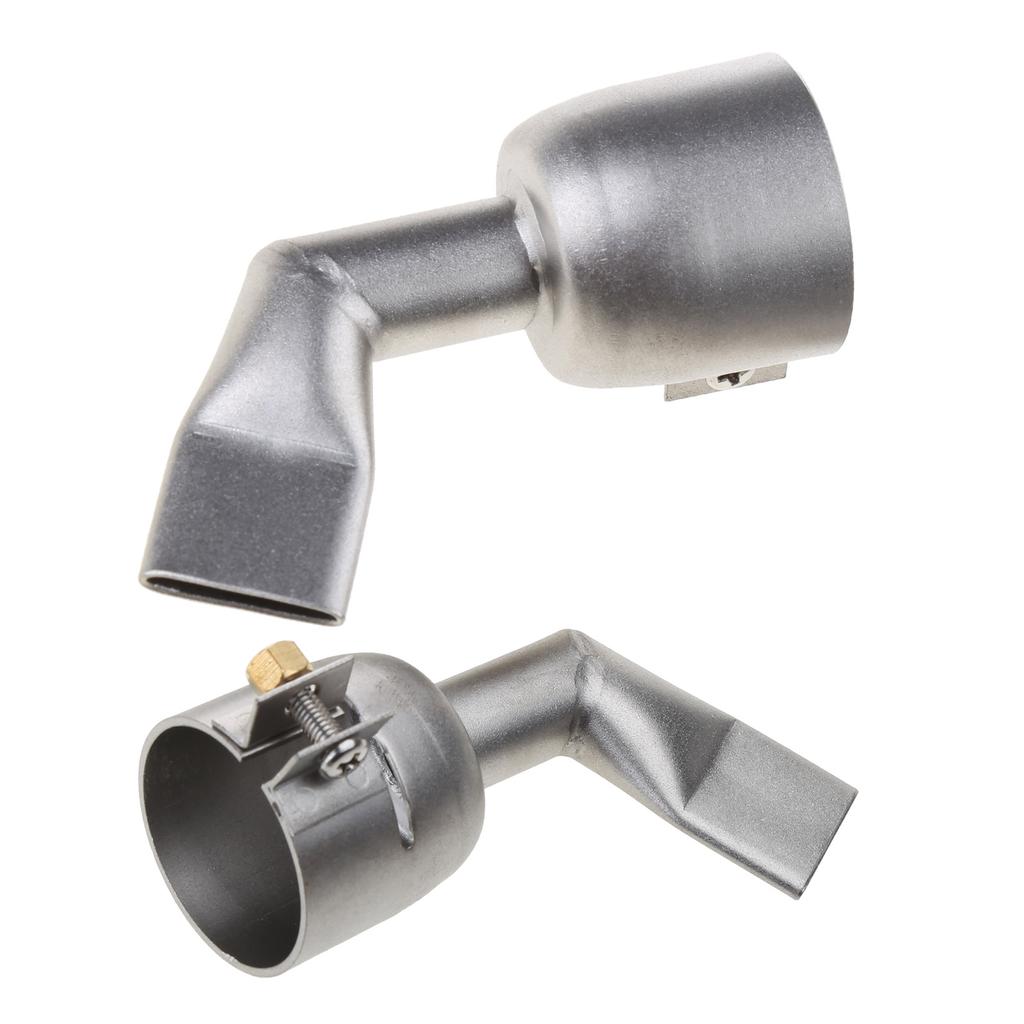 Сварочный пистолет плоская насадка насадка для сварки горячим воздухом аксессуары для сварочной горелки для сварки ПП ПВХ пластиковых листов 120 градусов 2 шт.