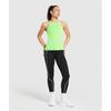 Gymshark Running Back Vent Tank Energy Gelato Green B3c3v Ec2t