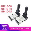 5/2 Way Pneumatic Air Hand Lever Operated Valve Manual Control 2 Position 3 5Port Push-Pull 3H210-08 4H210-08 4H410-15