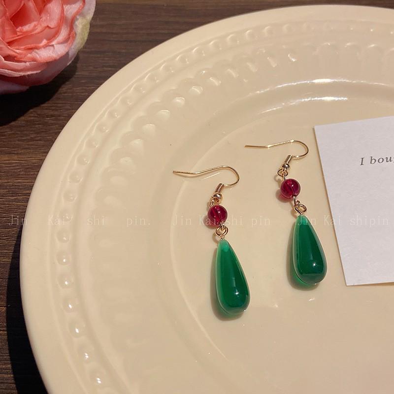 Ретро китайские серьги-капли с бабочками и цветами для женщин