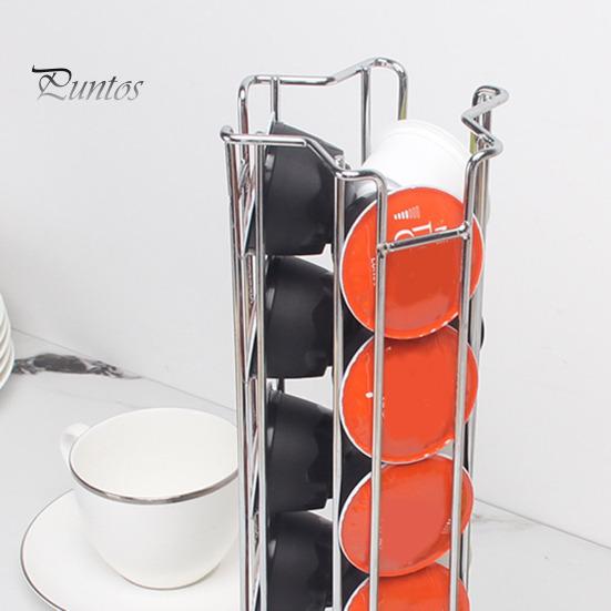 Стойка для хранения кофейных капсул, устойчивая к коррозии, не требующая сборки, большая емкость для хранения капсул