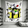 Sheepworld Wall Tapestry Aesthetic Wall Hanging Printed Fabric Blanket Decorative Tapestries for Bedroom Living Room Home Decor