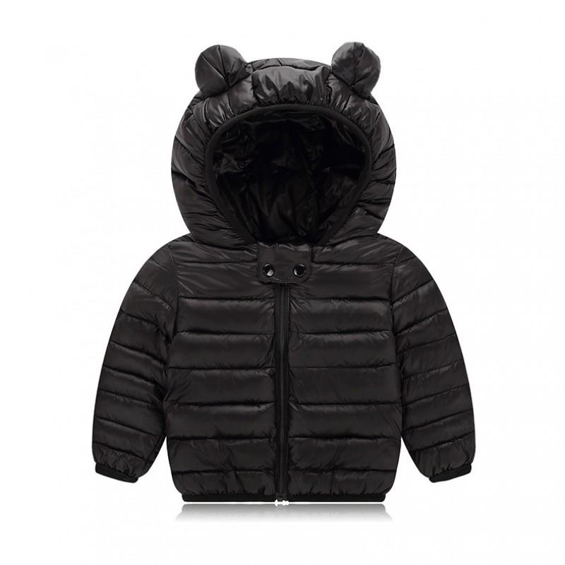 Kids Winter Lightweight Cartoon Hooded Cotton Puffer Jacket Toddlers 1-3 Years