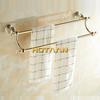 (24",60cm) Double Towel Bar With Crystal Gold Finish/Towel Holder,Towel Rack,Bathroom Accessories . YT-12898-G