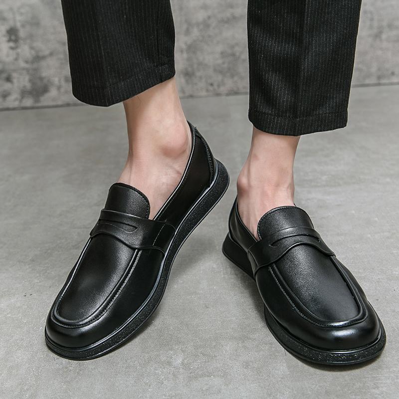 Men's Soft Soled Leather Shoes Comfortable Driving Slip On Loafer Leisure Business Activities Fashion Party Gentleman Shoes