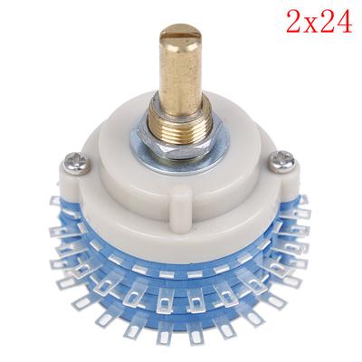 2Pole 24Step 2X24 поворотный переключатель аттенюатор регулятор громкости Diy pot потенциометр