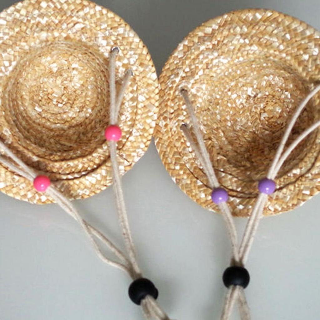 Соломенная шляпка для кошек