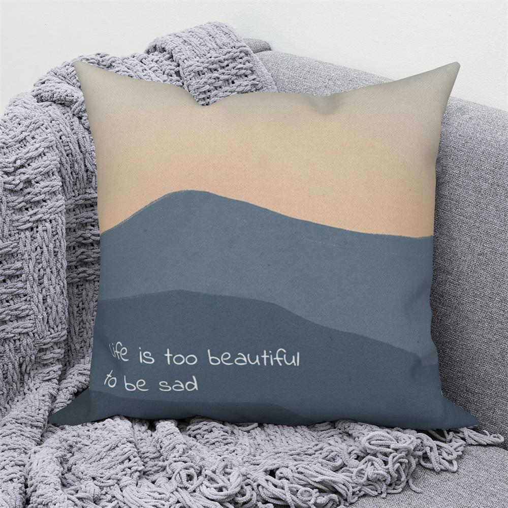 Природный ландшафт домашний диван-кровать декоративная наволочка японская подушка