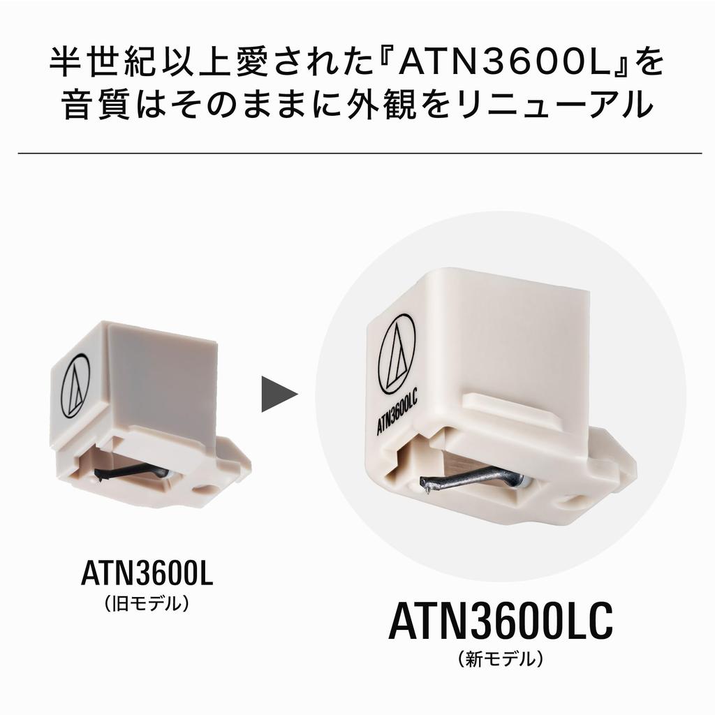 ATN3600LC Replacement Needle Record Player Cartridge Junction Round Needle White Audio-Technica AT-LP60X AT-LP60XBT AT-SB727 AT-SB2022 AT-LP300