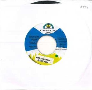 7-дюймовая пластинка BEENIE MAN - Ring Pon Finger NONE KINGS OF KINGS 2000 Ямайка Регги, Ска и Даб Б/у
