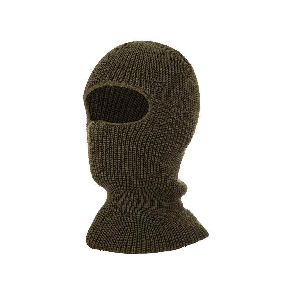 Winter Climbing Three-Hole Woolen Balaclava - Full Face Windproof Mask for Outdoor Cycling