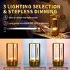 Dimmable Led Cordless Table Lamp Style Desk Lamps Outdoor Camping Atmosphere Light Restaurant Creative Beside Night Lights ABS