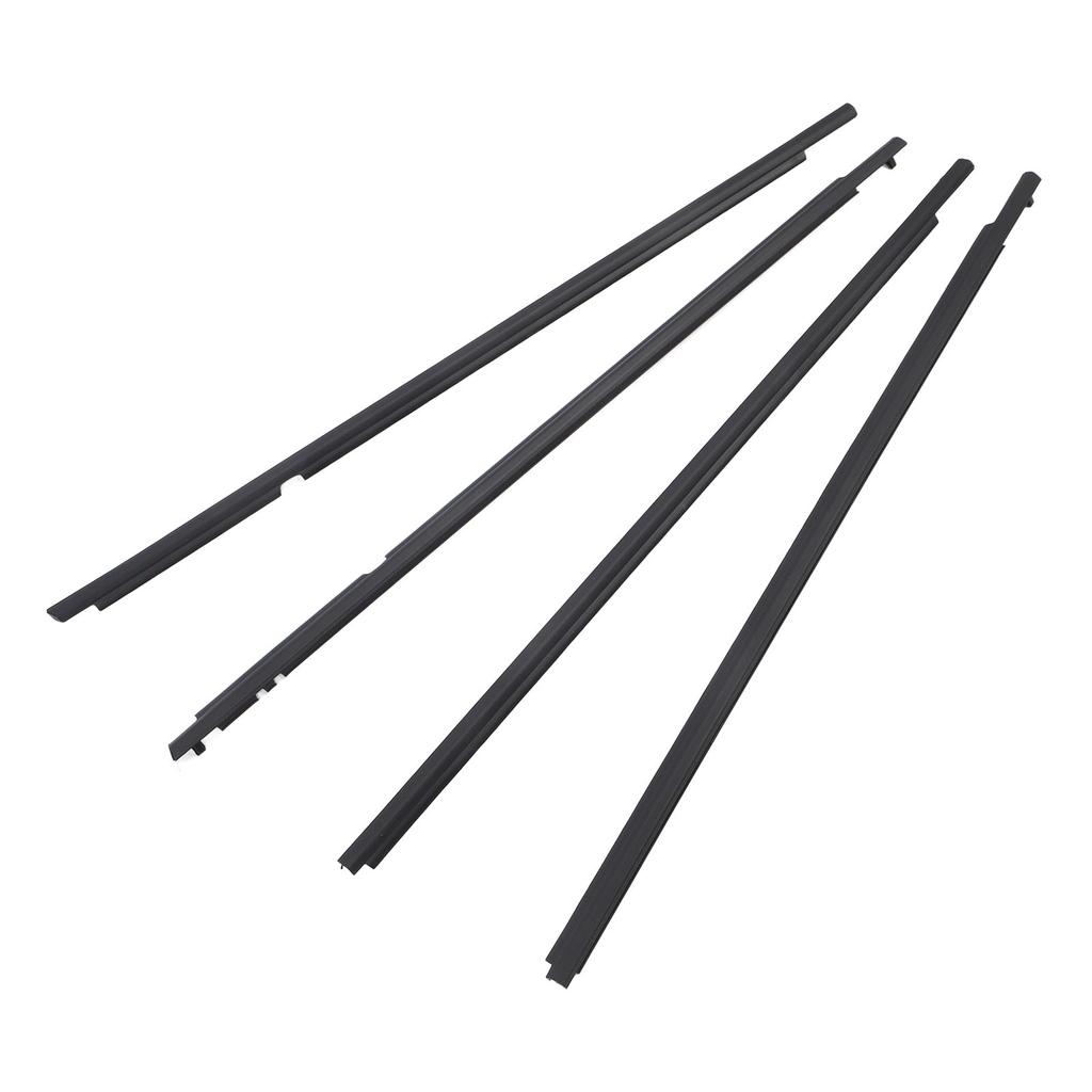 4Pcs Car Window Molding Trim Seal Belt Weather Strips 73750‑02150 for Corolla 2009 to 2012