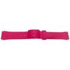 Bracelet silicone - MY-MONTRE - Rose fraise 17mm - Super doux - Boucle plastique coordonnée - 80x110mm, 2.9mm