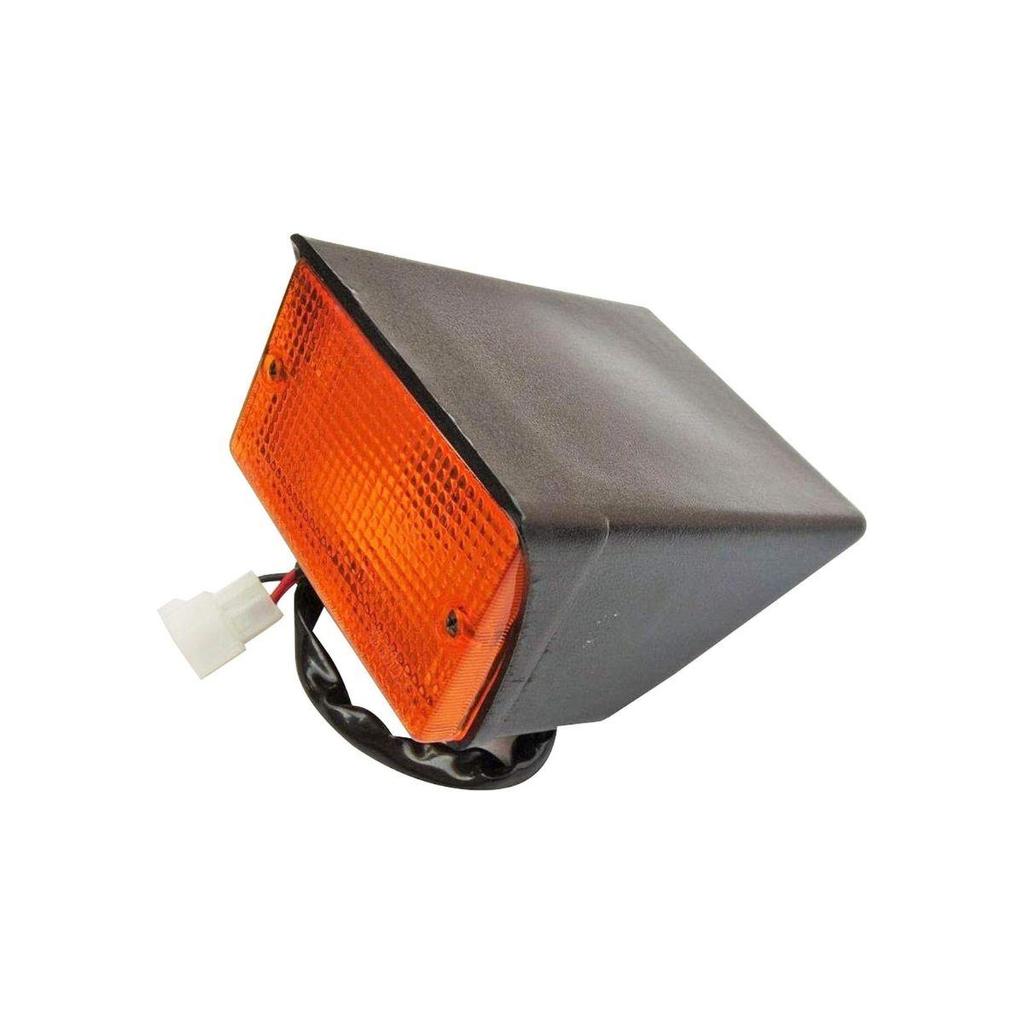 Apsmotiv Mahindra Tractor Turn Signal Front Turn Signal LAMP for Mahindra Tractor Parts LampLens |Universal |12 V Bulb