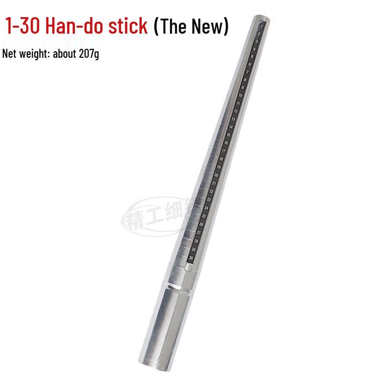 Набор металлических размеров для колец: Инструмент для измерения пальца 4-в-1