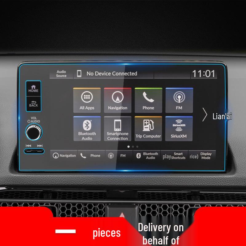 Защитное стекло для экрана навигационной системы центральной консоли 25 моделей Honda Civic