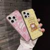 Кавайная Милая Кролик M-MolangS Аниме Для IPhone 17 16 15 Plus Pro Max 12 14 Plus 11 13 Волна Гофрированная Полоска Funda Чехол для Телефона