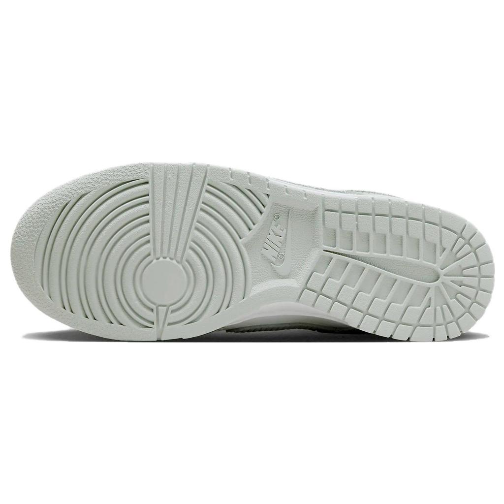 Nike Dunk Low Light Серебристые вельветовые женские кроссовки Серо-белый FN7658-100