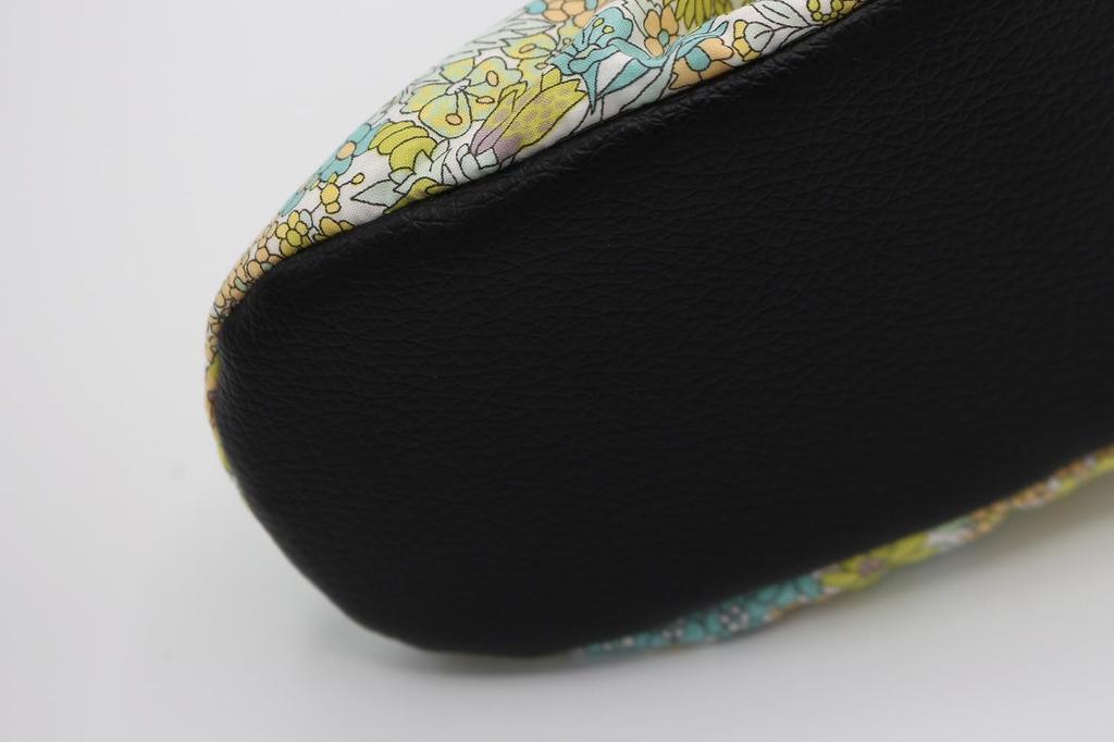 DDintex FLORET LONDON Портативные тапочки Margaret, Annie, Лайм, примерно 24-24.5 см [Принт Liberty]