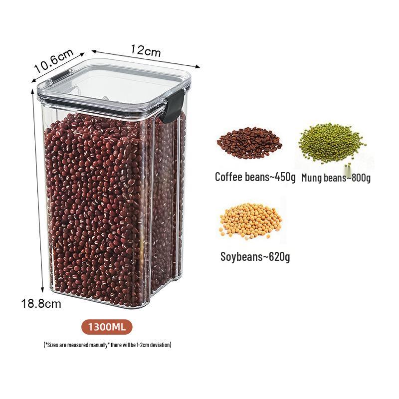 Герметичная банка, защищенная от влаги, для хранения сухих продуктов, сухофруктов и зерна