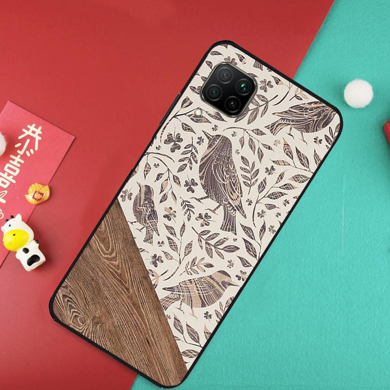 Boho Botanical Leaf Cow Cactus Case For Huawei P20 P30 P40 Lite Nova 11 Pro 9 10 SE 3i 7i 11i 5T Y60 Y61 Y90 Y91 Y70 Cover