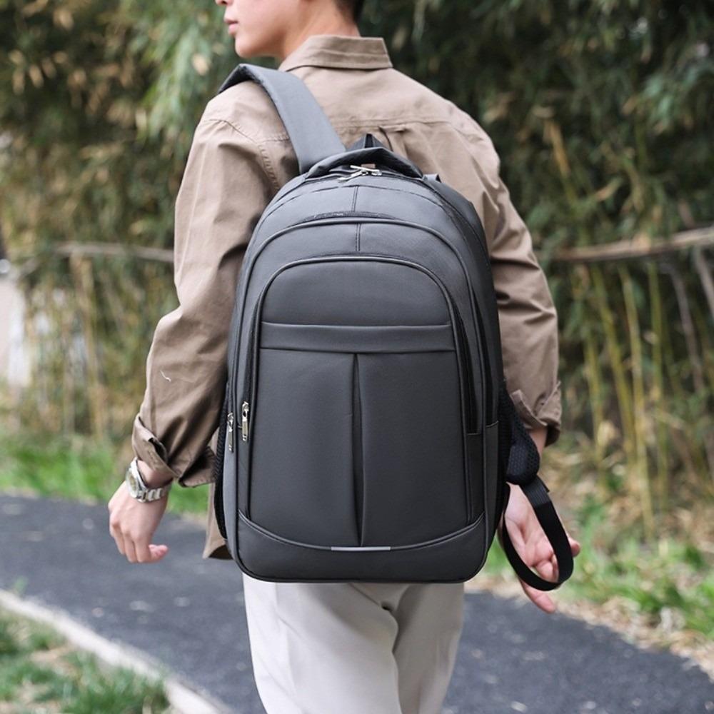 Large Capacity Student School Bags Solid Color Men Laptop Backpack Men Business Backpack Sports