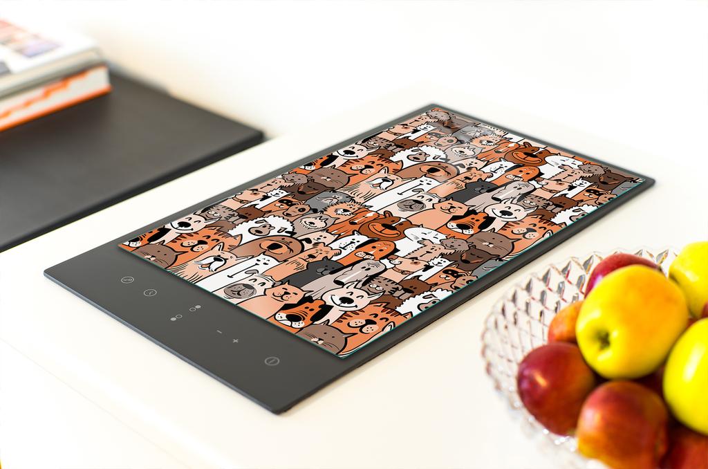 GLASS CUTTING BOARD 35x52 Fairy Tale