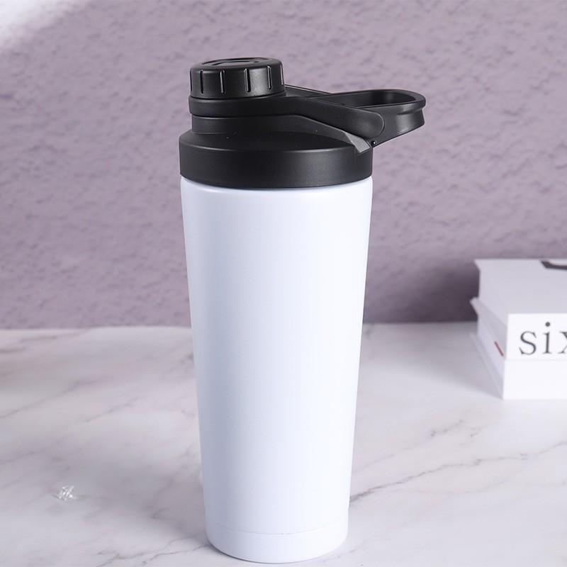 Stainless Steel Double Wall Vacuum Insulated Tumbler 750ml Leakproof Screw Cap Shaker Cup Protein Powder Gym Fitness Water