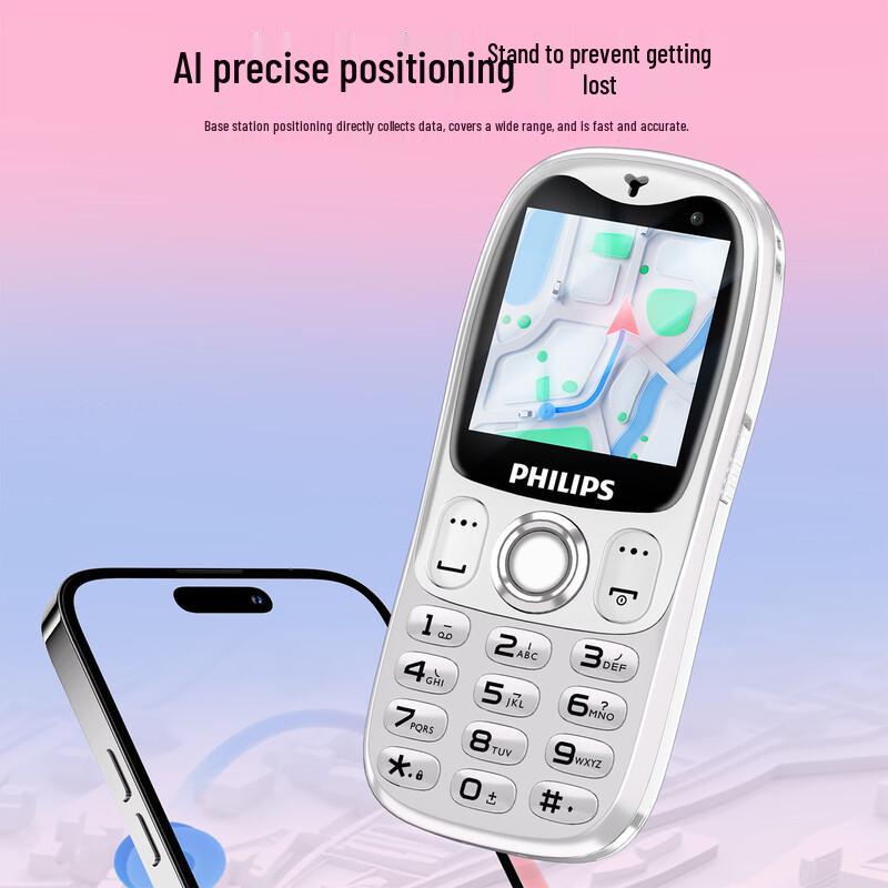 Philips E6801 4G Студенческий кнопочный телефон (Китайская версия)
